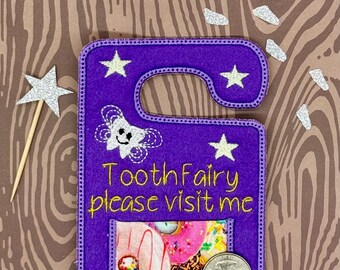 Tooth fairy door hanger