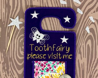 Tooth fairy door hanger