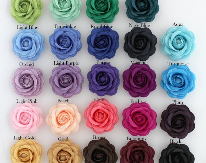 Men's Lapel Flower_satin Camellia Rose clutch Pin, 2 Inches 5 Cm Etsy