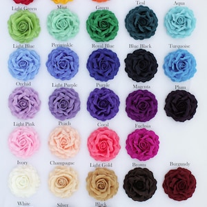 Men&#39;s Lapel Flower - Wild Rose, satin lapel clutch pin - 2 inches (5 cm)