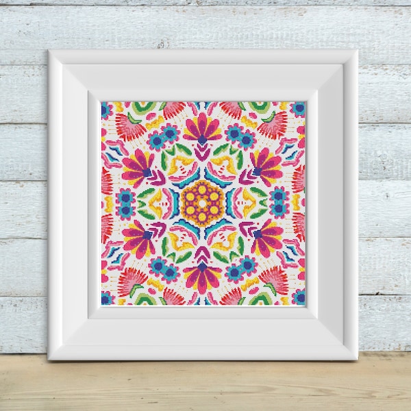 Mexican Floral Mandala