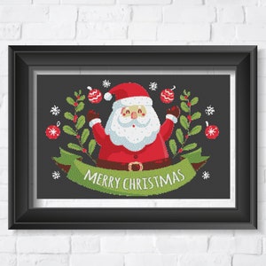 Father Christmas Cross Stitch Pattern