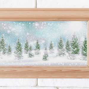 Winter Woodland Scene