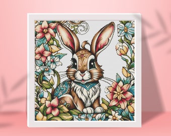 The Little Easter Bunny - Instant Download PDF Cross Stitch Pattern - Etsy