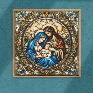 The Nativity Family Cross Stitch Pattern - PDF Download