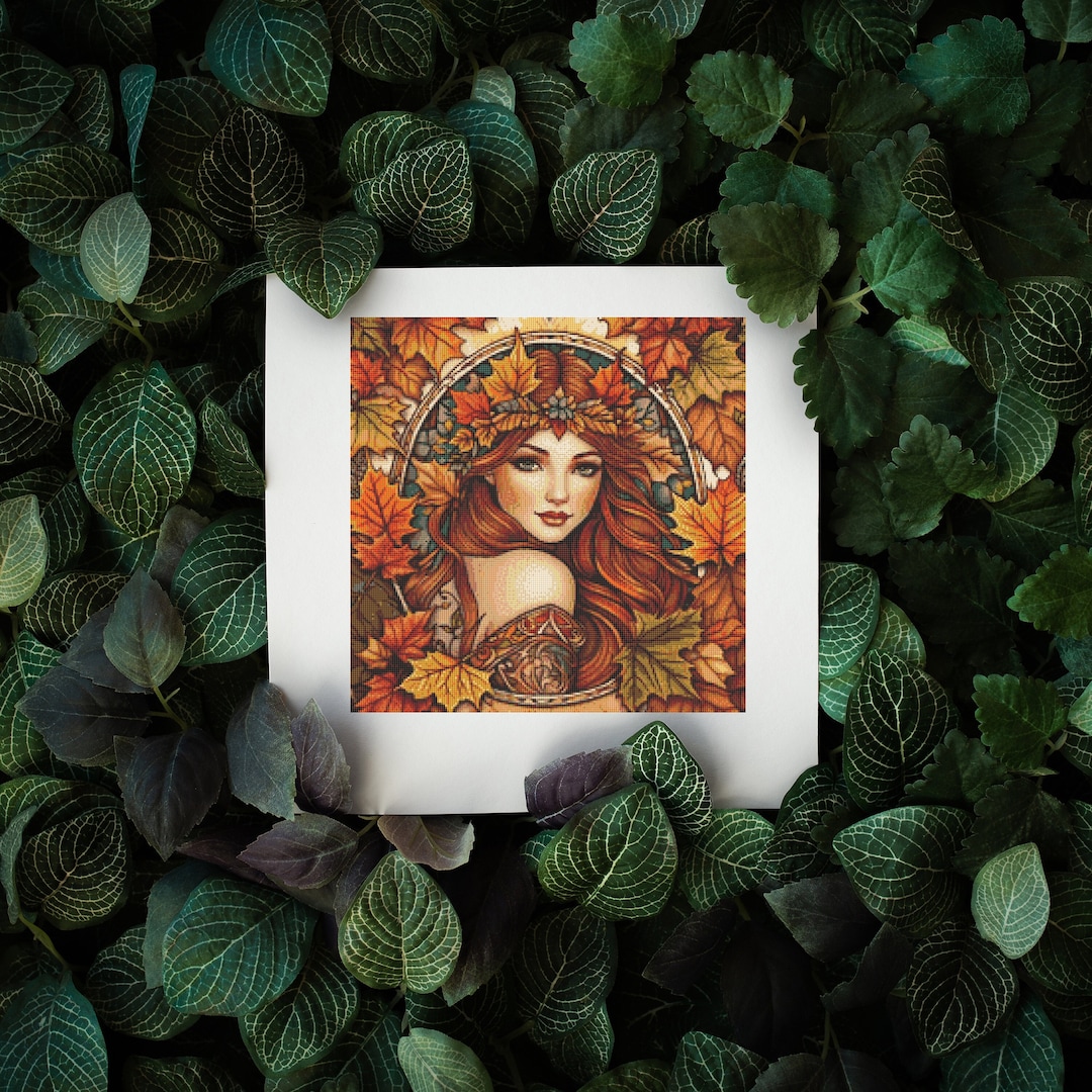 Autumn Beauty Cross Stitch Pattern - PDF Download - Etsy