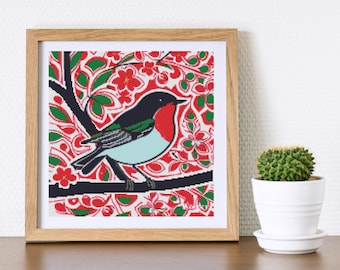 Funky Robin Cross Stitch Pattern - PDF Download