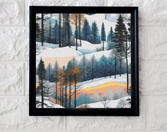 Winter Forest Cross Stitch Pattern - PDF Download