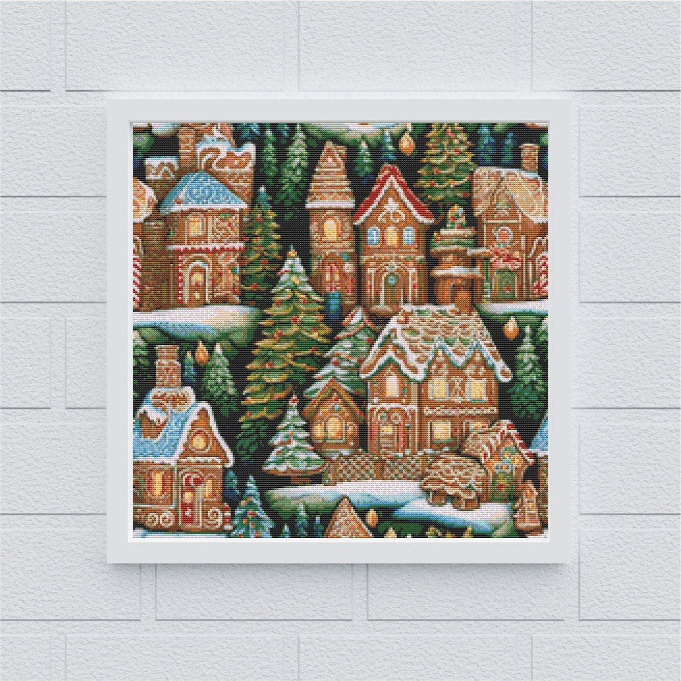 The Mindfulness Collection: The Christmas Village Full Size Needlepoin –  Jenny Henry Designs