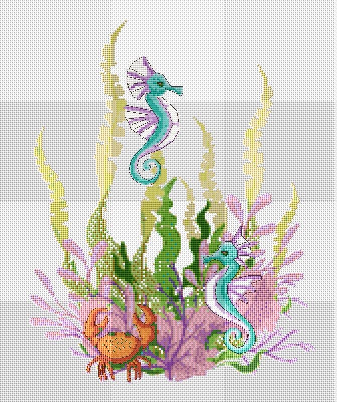 Under the Sea Cross Stitch Pattern Instant PDF download | Etsy