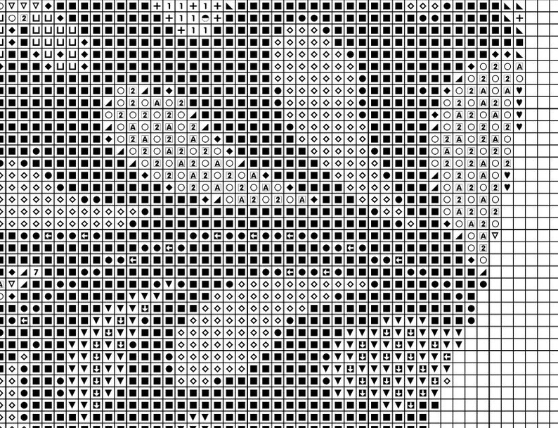 Mexican Alphabet Letter O Cross Stitch Pattern Instant PDF Etsy