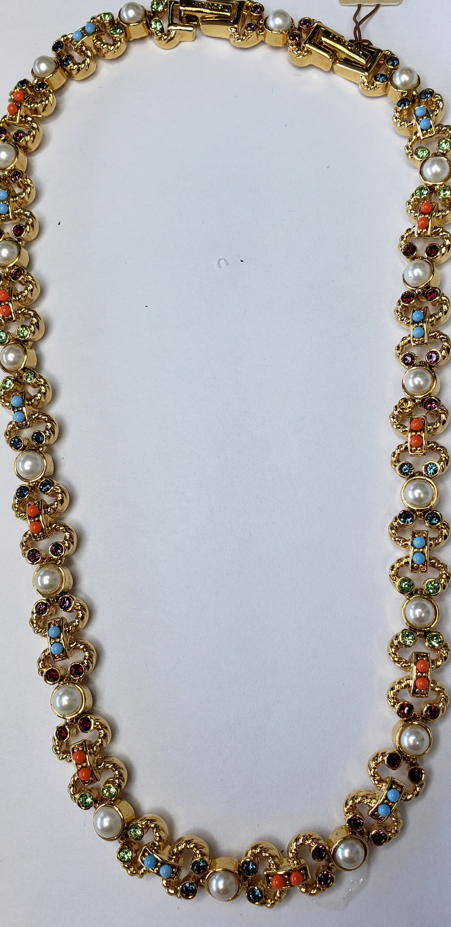 D'Orlan Buried Treasure Necklace. Triple 22kt gold plated Etsy