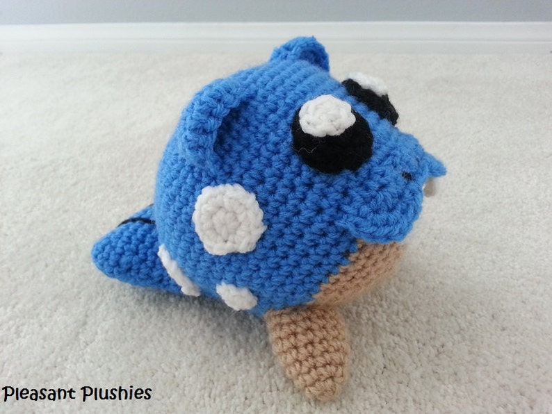Spheal Plush Pokemon Inspired Handmade Crocheted | Etsy