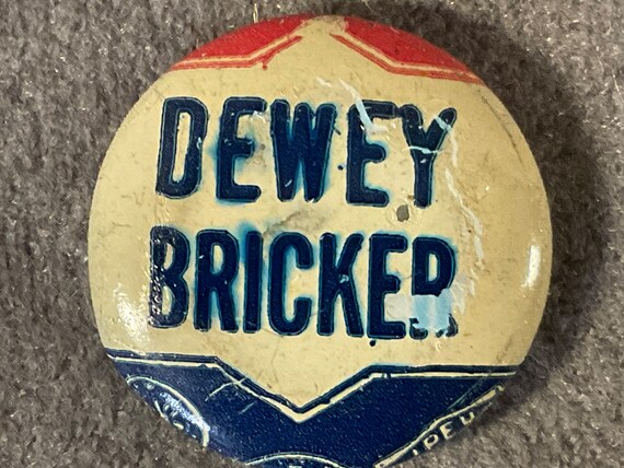 Vintage Dewey and Bricker - Thomas Dewey 1944 Pre… - image 3