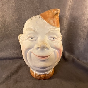 Vintage “hi Buddy” 40's/wwiii Ceramic Bisque Chia Pet