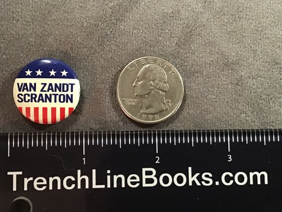 Vintage Van Zandt/Scranton 1962 Republican ticket… - image 9