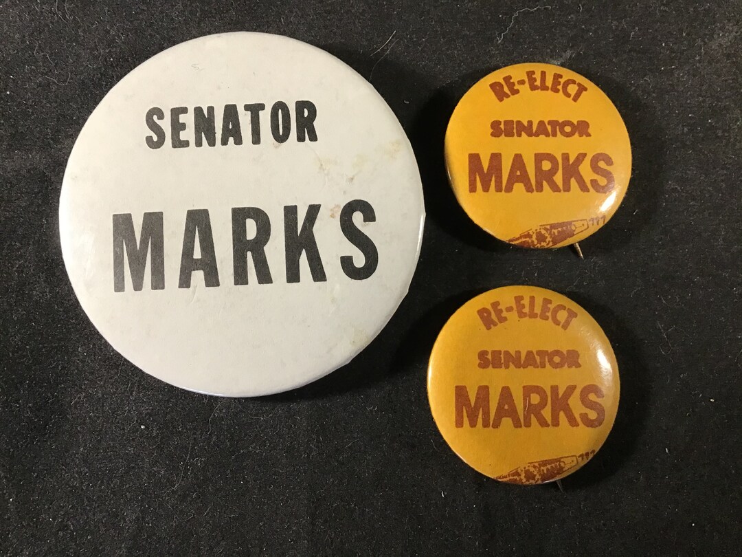 Vintage Milton Marks Jr. California State Senator Campaign Etsy