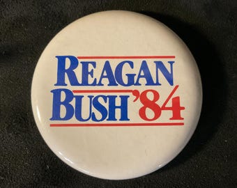 2 1/4" - Reagan Bush '84 Presidential Campaign Pinback/Button