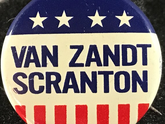 Vintage Van Zandt/Scranton 1962 Republican ticket… - image 4