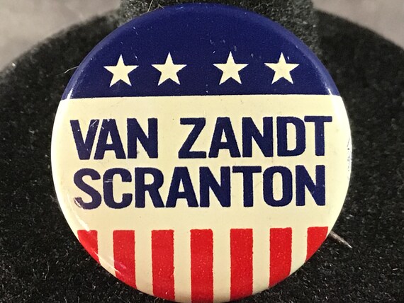 Vintage Van Zandt/Scranton 1962 Republican ticket… - image 3