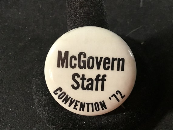 Vintage McGovern Staff - Convention ‘72 Presidenti