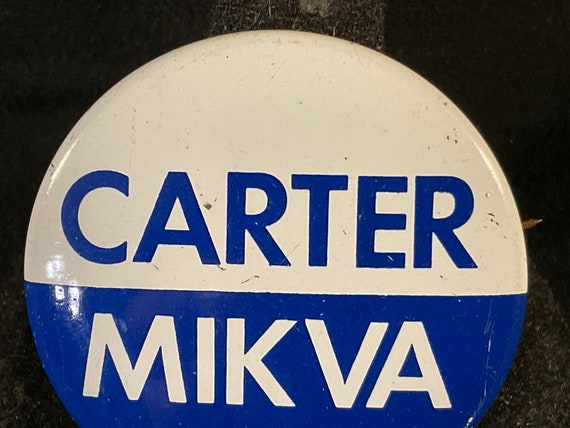 Vintage Carter/Mikva - 1976 Jimmy Carter Illinois… - image 4