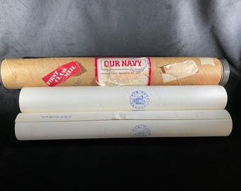 USS Kennebec and Wasp photos on heavy stock and manufactured by Our Navy Brooklyn, NY - 1968