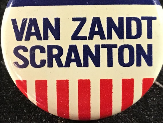 Vintage Van Zandt/Scranton 1962 Republican ticket… - image 6