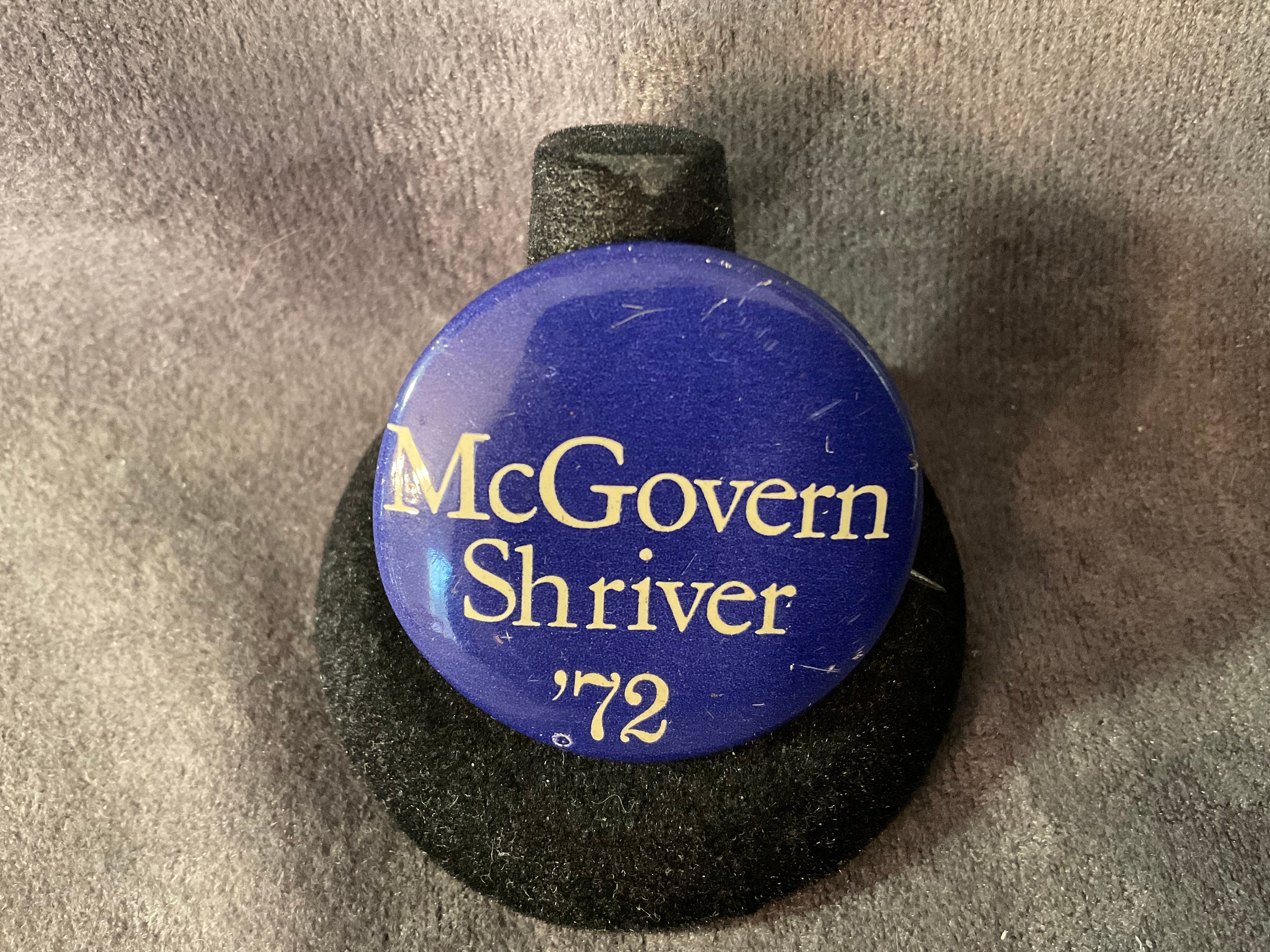 Mcgovern Shriver '72 Campaign Pinback - 1972 Democratic Ticket - Etsy