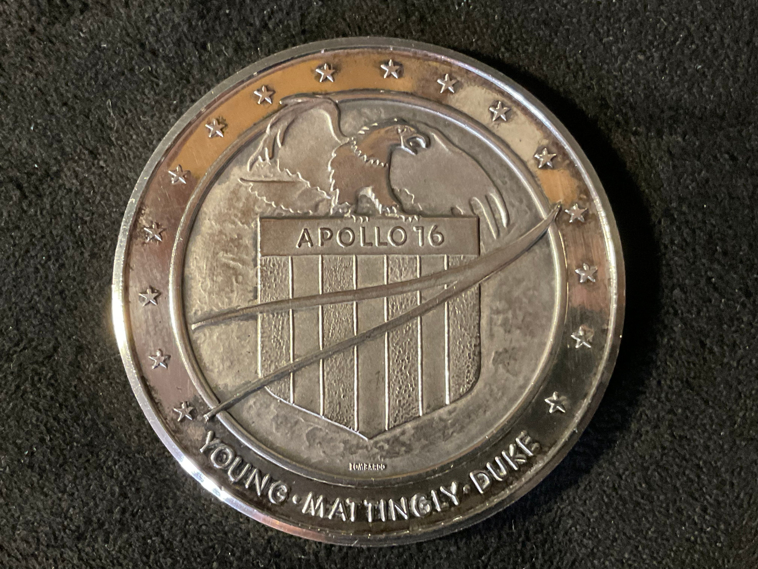 Vintage Apollo 16 - the Descartes Region Mission 1 Oz Silver .999