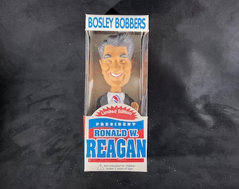 Limited Edition Ronald Reagan 40th President Bosley Bobbers Bobblehead Doll