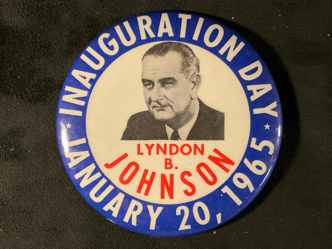 Vintage Lyndon B. Johnson Inauguration Day January 20, 1965 - Johnson ...