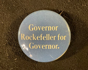Vintage 1960s Nelson Rockefeller Presidential Campaign Pin - Etsy