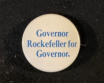 Vintage 1960s Nelson Rockefeller Presidential Campaign Pin - Etsy