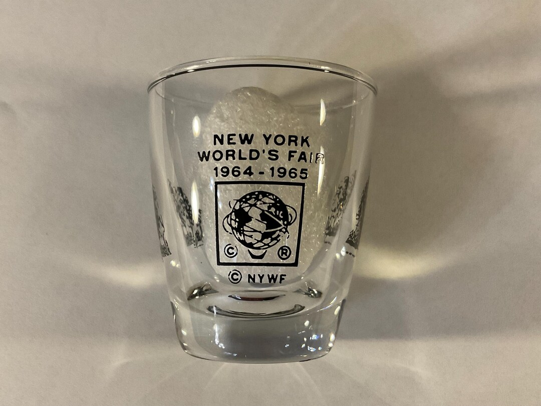 Vintage 1964-65 NY World's Fair Shot Glass With Heliport - New York’s ...