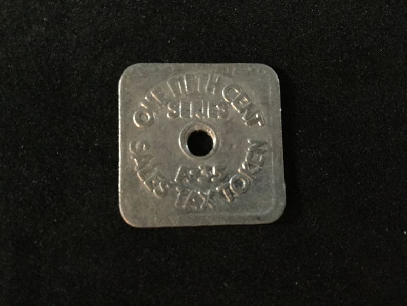 Vintage Colorado Sales Tax Tokens State Treasurer 2 Retail/ Etsy