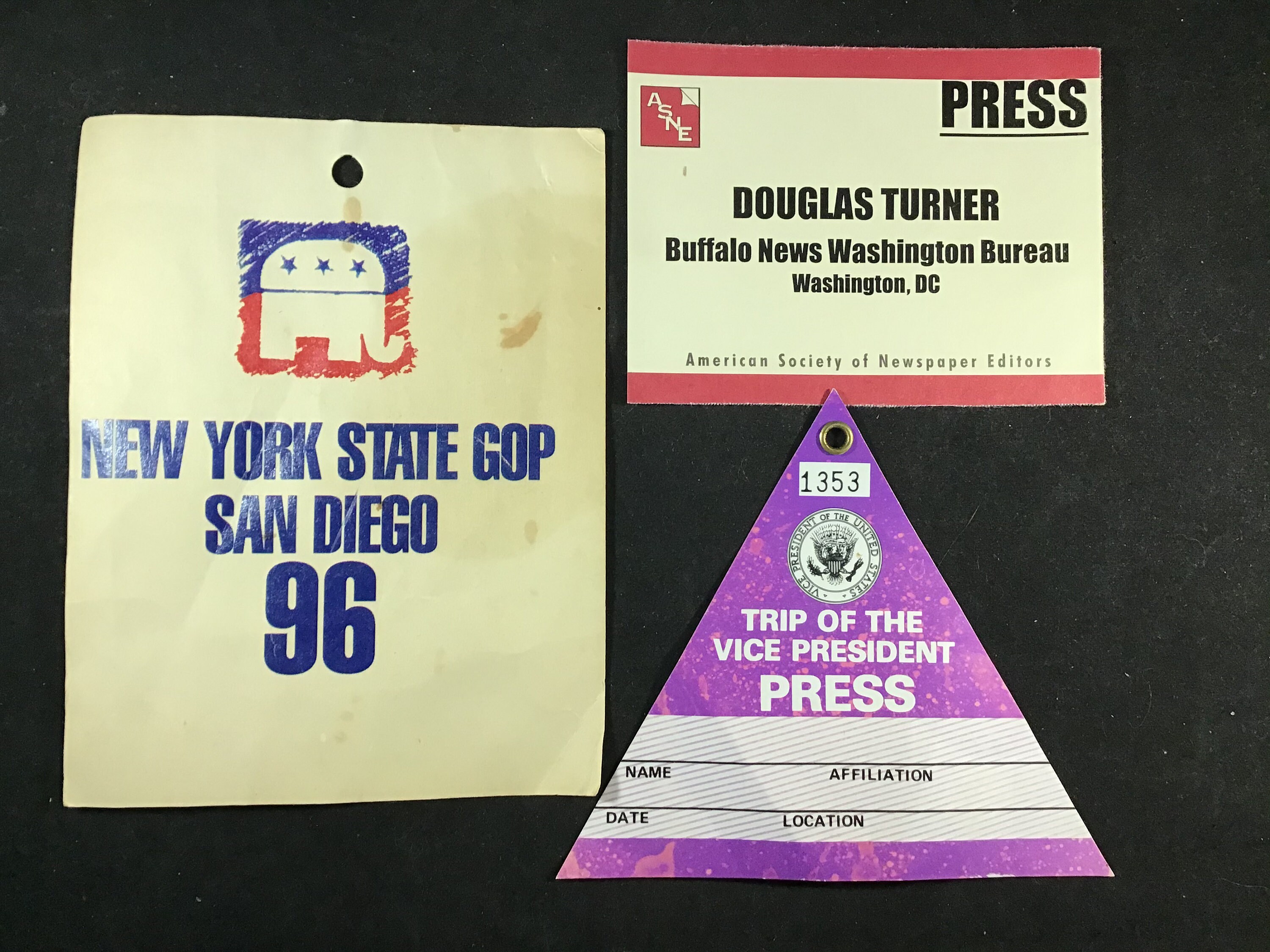 Vintage Press Pass - Etsy