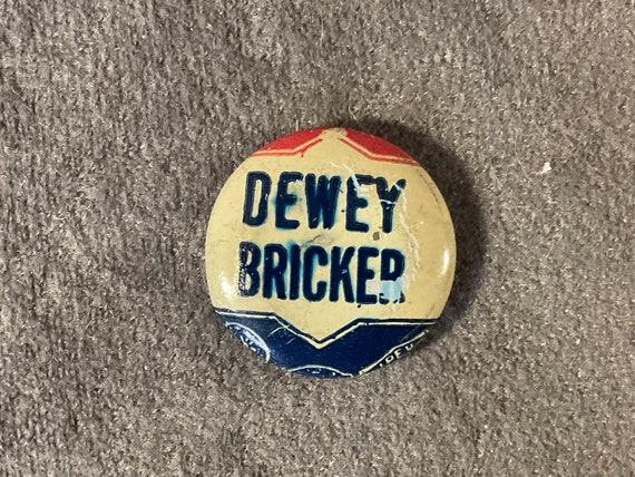 Vintage Dewey and Bricker - Thomas Dewey 1944 Pre… - image 2
