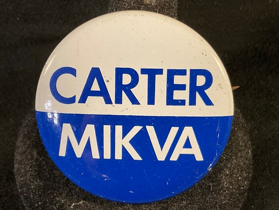 Vintage Carter/Mikva - 1976 Jimmy Carter Illinois… - image 1