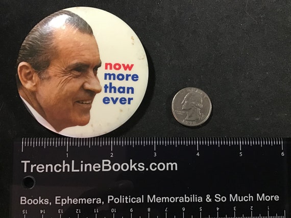 Rare Vintage Richard Nixon President NIXON Presidential Campaign Bumper 