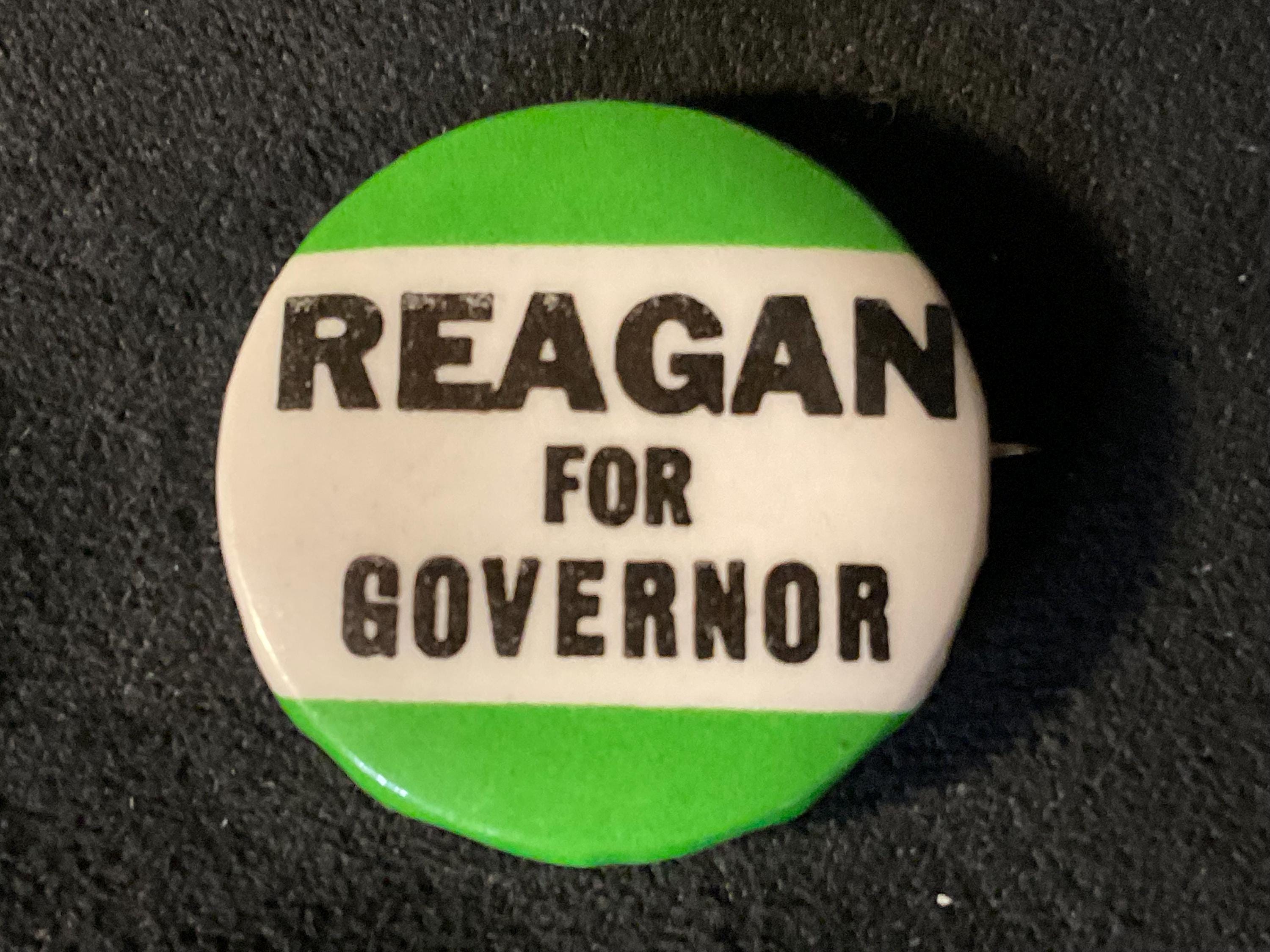 Vintage Reagan for Governor Button - 1966 Campaign Pinback - Etsy