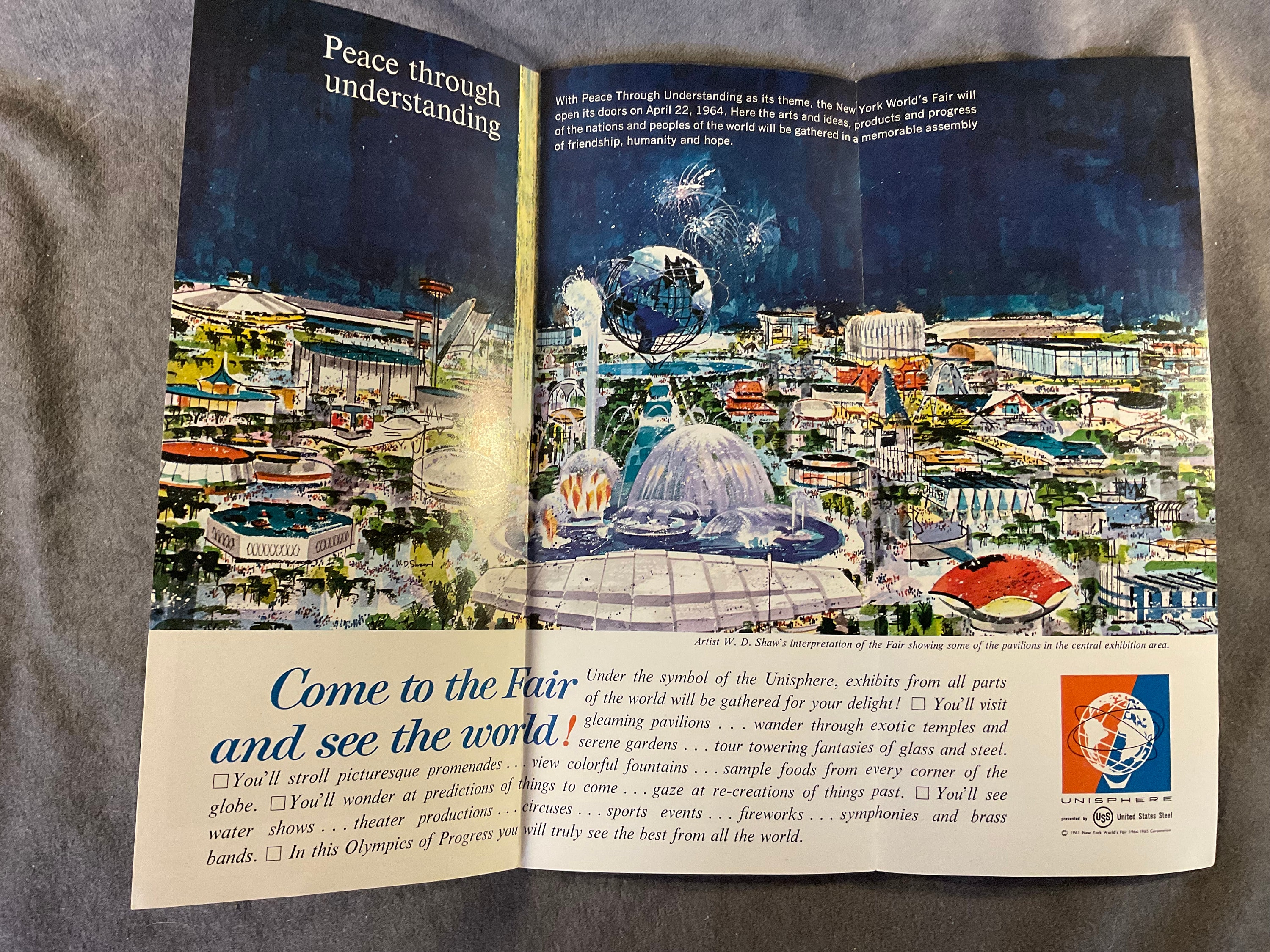 Vintage 1964-65 New York World's Fair Pamphlet/brochure -order