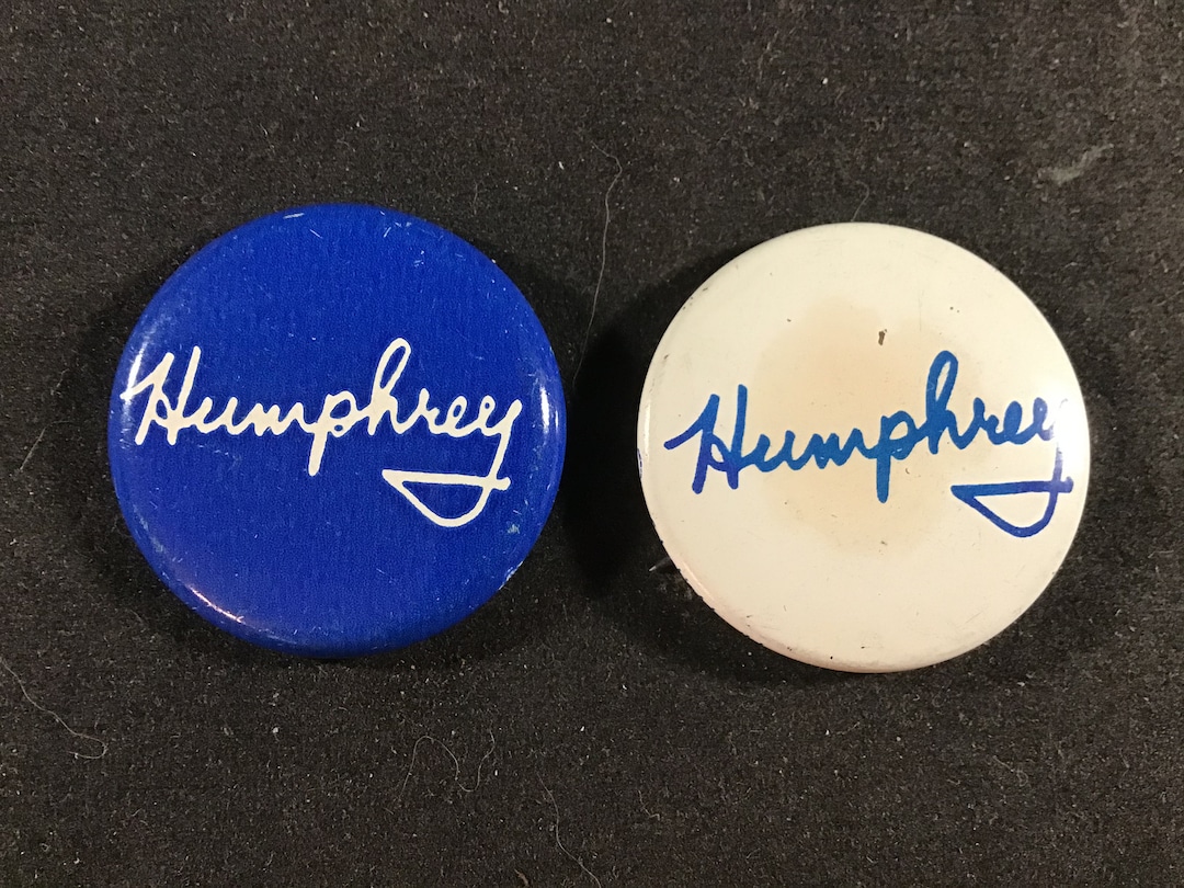 Vintage Humphrey Signature Herbert H. Humphrey for President Etsy