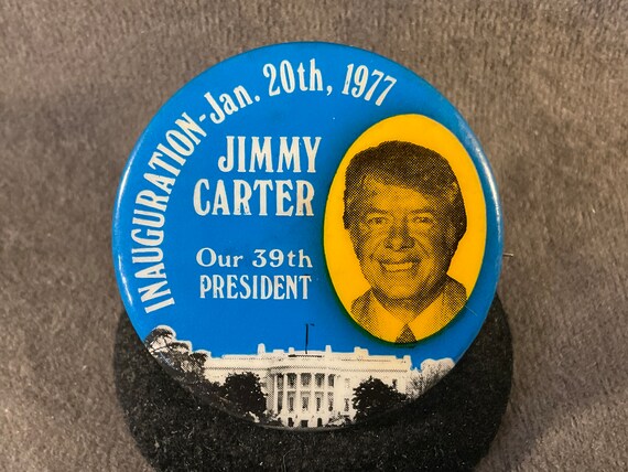 Jimmy Carter Inauguration Day  Button 
