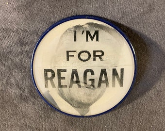 Vintage Reagan 1976 Presidential Campaign Flasher Pinback (2.5")