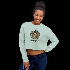 Crop Pumpkin Sweatshirt