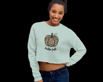 Crop Pumpkin Sweatshirt