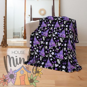 Black 100 Year Park Anniversary Custom Minky Blanket