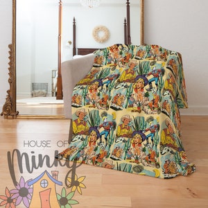 Western Cowboy Custom Minky Blanket