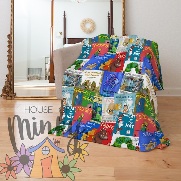 Childhood Book Custom Minky Blanket